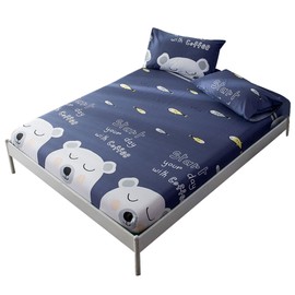 100% Cotton Soft Comfortable Breathable Fitted Sheet (150*200cm)