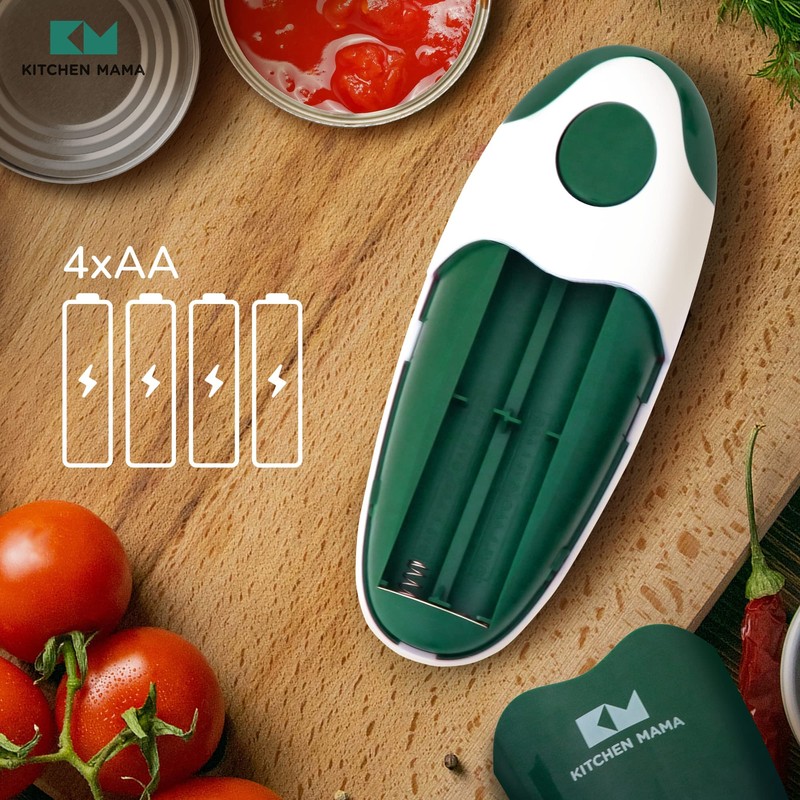 Kitchen Mama Auto 2.0 Electric Can Opener: Blade Opens Almost