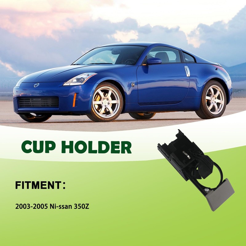 omoZone Dash Dashboard Cup Holder Assembly Gray Compatible with 2003-2005