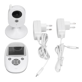 2.4 Inch Video Baby Monitor Infrared Night Vision LED Indicator Monitoring Security Camera 100‑240VEU Plug