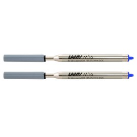 Lamy M16 1200152 Ballpoint Pen Refill, Blue, Metal, 2 x