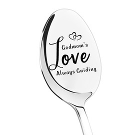 Godmother Birthday Gifts for God Mother Godmom Proposal Gift for Godmama God Mom Mothers Day Presents for Women Godmom Aunt Thank You Gifts for Women Godmommy Godmother Always Guiding Gift Spoon