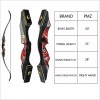 PMZ Archery 60" Adjustable 20-60lb Takedown Hunting Bow, Precise and