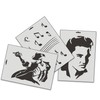 007 Textile/Wall Stencil Set Legends II Size A4