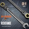 SUZUME 24-Piece Metric and SAE Flex Head Ratcheting Wrench Set