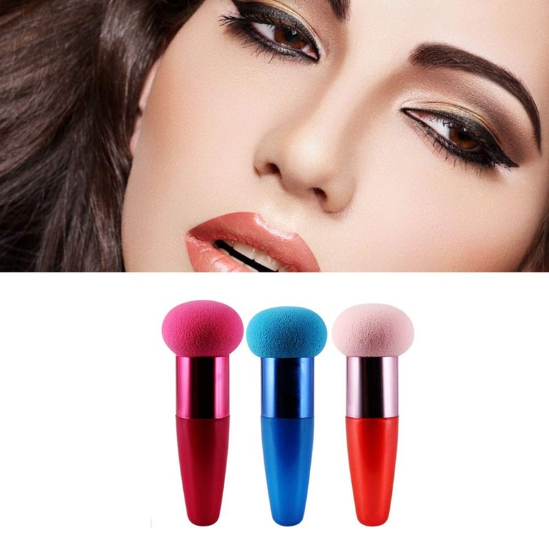 2Pcs Makeup Sponge Mushroom Facial Foundation Sponges Makeup Blending Sponge