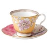 【Official Import】Wedgwood Butterfly Bloom Tea Cup & Saucer Yellow Wedding