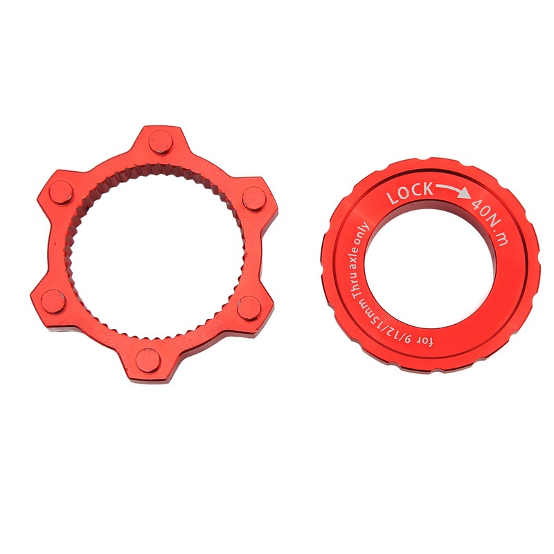 CANSUCC Bike Hub Disc Brake Center Lock Adapter Aluminum Alloy