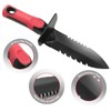 Metal Detecting Shovel with Carry Sheath, Heavy Duty Double Serrated