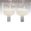 Roller Skate Toe Stops Rubber Lightweight Wearable Replacement Toe Stoppers