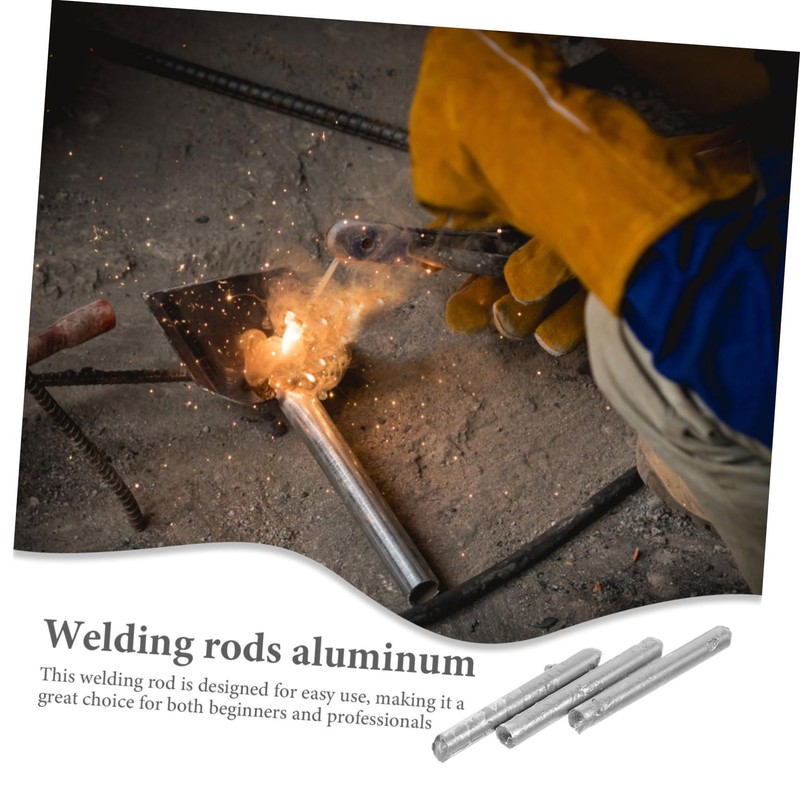 TEHAUX 6pcs Low Temperature Aluminum Welding Rods Versatile Multipurpose Sticks