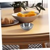 iplusmile 6pcs Stainless Steel Sauce Dishes Round Mini Bowls for