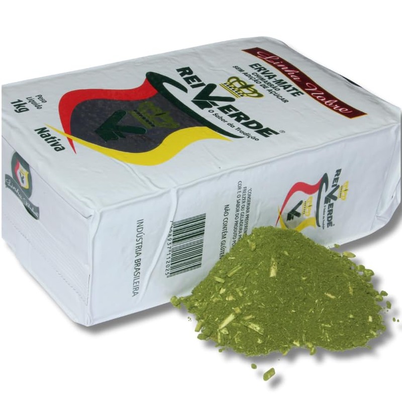 Yerba Mate Rei Verde Chimarrao 1kg - Molienda Nativa de