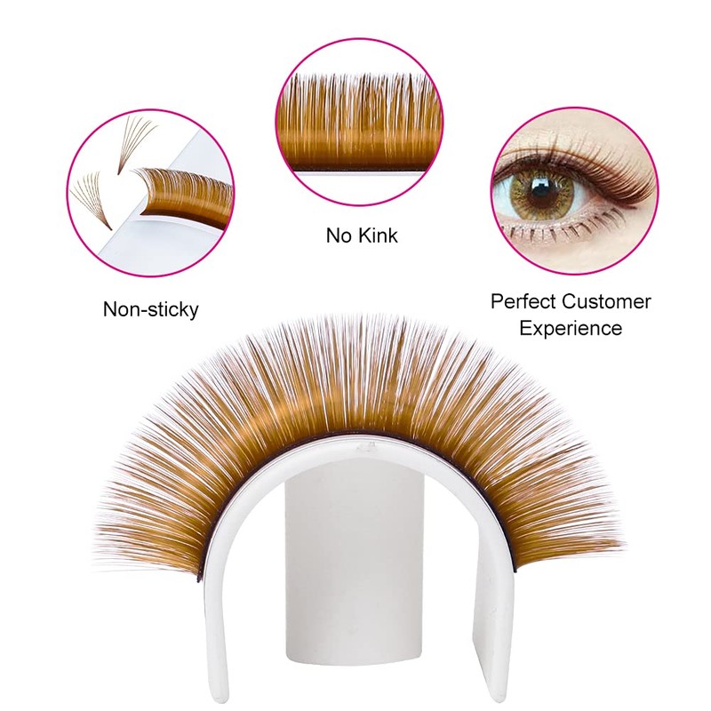 Volume Lash Extensions 0.07 D Curl Easy Fan Volume Lashes