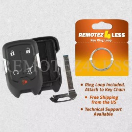 Remotez4less For 2017 2018 2019 2020 GMC Acadia Replacement Remote Fob Shell Case Pad 5b