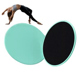 Exercise Gliding Discs - Exercise Core Sliding Balance Discs - Bright Color Fitness Sliders for Core Training, Gliding Squat, Pilates, Reverse Knee, Yoga