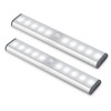 Wireless Motion Sensor Cabinet Lights 10-LED USB Rechargeable Closet Lights