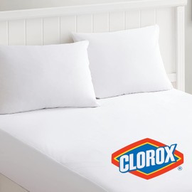 Clorox Mattress Protector | Waterproof and Bed Bug Proof Zippered Mattress Protector | Absorbent Six-Sided Mattress Cover White (Full)