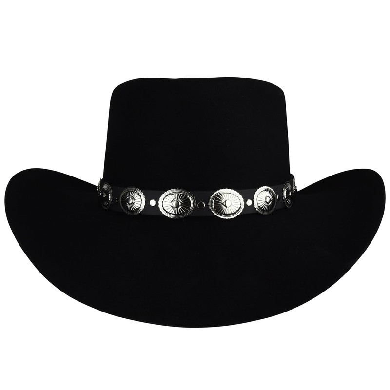 Bailey Western Men's Ellsworth Cowboy Hat, Black, 7.375