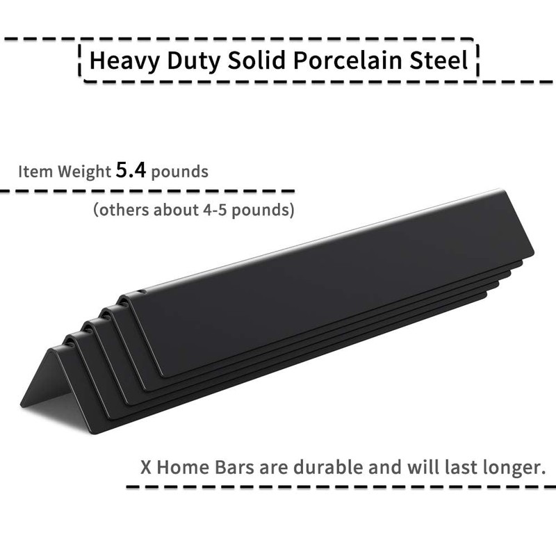 7636 Flavorizer Bars, 15.3" Replacement with Front-Mounted Control Panel, for