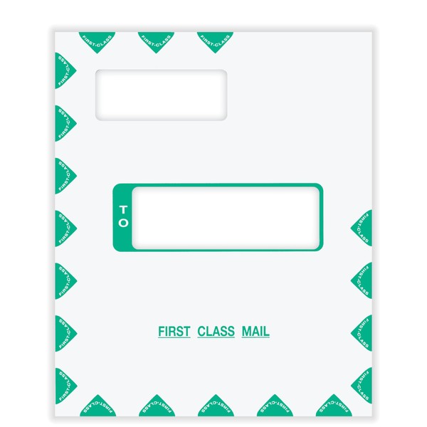 First Class Self Seal Double Window Envelope (PEV48AMZ)