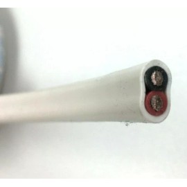 Battery Cables USA 12/2 AWG Gauge Marine Grade Wire, Boat Cable, Tinned Copper, Flat Red/Black - 20 foot coil