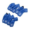 9Pcs Golf Iron Head Covers PU Waterproof Golf Club Headcovers