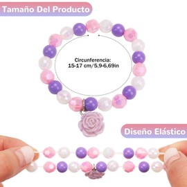 ZZBIFRJ 40 Piezas Pulseras para Niñas y Ninos, Pulseras de Plástico para Niña, Unicornio y Lindo Avatar de Animalito, Regalo de Cumpleaños de Navidad