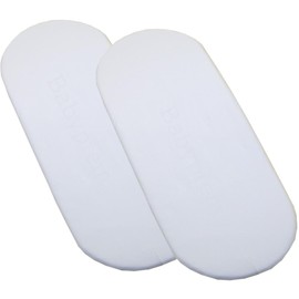 2 BabyPrem Fitted Cotton Bassinet Moses Basket Sheets 67 x 30cm White