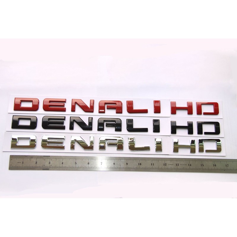Yoaoo 1x Original Chrome Denalihd Denali Hd Nameplate Emblem Badge
