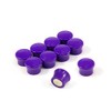 Small High Power Purple Memo Board Magnets for Fridge, Whiteboard,