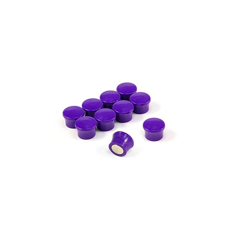 Small High Power Purple Memo Board Magnets for Fridge, Whiteboard,