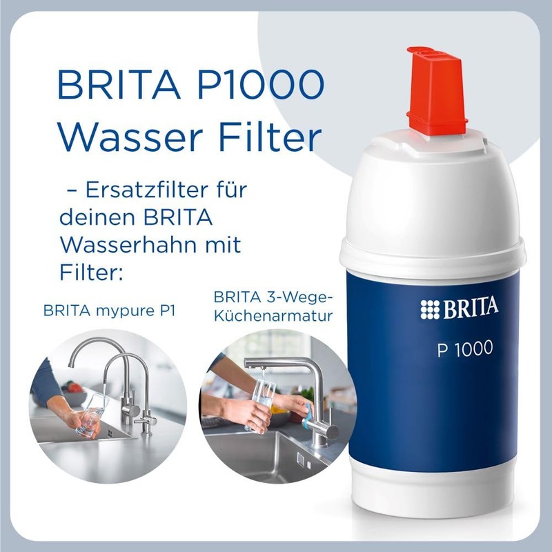 Brita BRITA Wasserfilter Kartusche P1000 ?C Wasserfilter Wasserhahn f??r BRITA