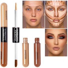 AQUAPURITY PHOERA® - Corrector de contorno para esculpir y resaltar, base de control de aceite, contorno facial, maquillaje de reparación de sombra fa