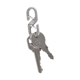 Nite Ize Z-Series Dual Carabiner, Double Gated Stainless Steel Clip