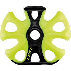 LEKI Big Mountain Binding Basket Winter Plate, Neon Yellow/Black