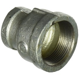 LDR 311 RC-1121 Galvanized Reducing Coupling, 1-1/2-Inch X 1-Inch
