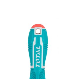 TOTAL - 6 in 1 Chrome Vanadium Steel Screwdriver Set | Ergonomic Handle | Multi Bit Insert for Interior Door Mailboxes, Door Knobs | Chrome Steel