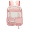 Vangue Clear Backpack Stadium Approved Heavy Duty Clear Bookbag with
