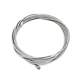 Wiltec Replacement Part for Plate Lifter Black Steel Cable Replacement Rope for Panel Lifter Height 140-350 cm Max. Width 2.90 m Drywall Mounting Aid 1 Man Operation