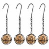 4-Pack Metal Bird Feeder for Garden Feeding – Hanging Suet