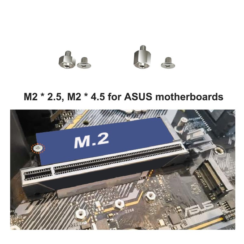 M.2 PCIe NVMe Mounting Screws Kit for ASUS MSI Gigabyte