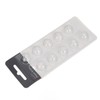 10PCS Hearing Ear Tips Higher Transparency Dual Layer Closed Comfortable