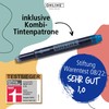 ONLINE Rollerball Slope, Patronen-Roller Strichstärke M, für Standard-Tintenpatronen, ergonomisches Griffstück,
