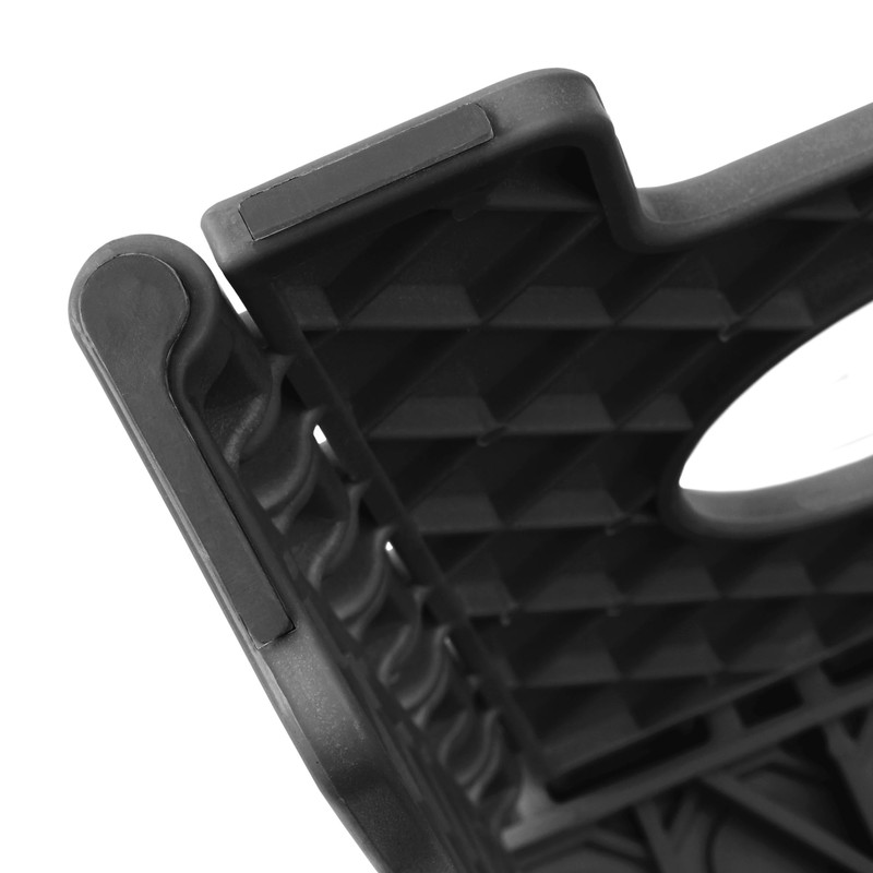 Casafield 18" Folding Step Stool with Handle, Black - Portable