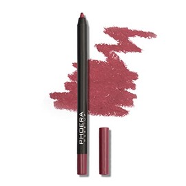 AQUAPURITY PHOERA Matte Super Smooth Pigmented Lip Liner Long-lasting Smudge proof Matte Lip Pencil Waterproof Makeup Contour Lipliner MATTE SUPER SMOOTH (001 Dusky Rose)
