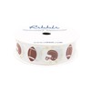 Ribbli Grosgrain Football Craft Ribbon,7/8-Inch,10-Yard Spool,Brown/White/Black, Use for Team Hair
