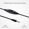 MUSIC HERO SBS Adjustable Headphones with Swivel Microphone 3.5 mm