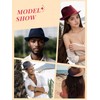Classic Fedora Hat for Men (US, Alpha, Small, Medium, Brown)
