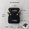 Paquete de 2 pulseras de aleación de metal resistente con